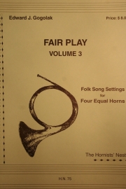 フェア・プレイ・Vol.3　(ホルン四重奏)【Fair Play, Volume 3】