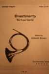 ディヴェルティメント　(ホルン四重奏)【Divertimento】
