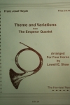 主題と変奏曲「皇帝四重奏」より　(ホルン四重奏)【Theme and Variations From the Emperor Quartet】