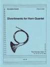 ホルン四重奏の為のディヴェルティメント　(ホルン四重奏)【Divertimento for Horn Quartet】