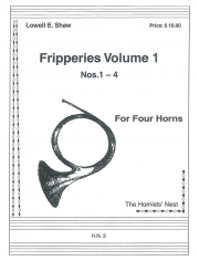 フリッパリーズ・Vol.1 (Nos. 1-4)　(ホルン四重奏)【Fripperies Volume 1 (Nos. 1-4)】