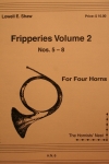 フリッパリーズ・Vol.2 (Nos. 5-8)　(ホルン四重奏)【Fripperies Volume 2 (Nos. 5-8)】