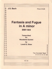 ファンタジアとフーガ・イ短調　(木管五重奏)【Fantasia and Fugue in a minor】