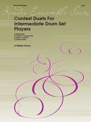 中級ドラム奏者のためのコンテスト・デュエット  (マレイ・ホーリフ) (ドラムニ重奏)【Contest Duets For Intermediate Drum Set Players】