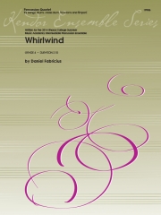 つむじ風  (ダニエル・ファブリシウス)  (打楽器四重奏)【Whirlwind】