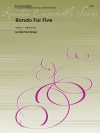 5人の為のロンド (エリオット・デル・ボルゴ) (打楽器五重奏)【Rondo For Five】