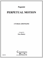 常動曲（テューバ四重奏+ピアノ)【Moto Perpetuo (Perpetual Motion)】