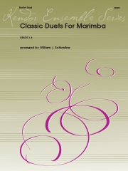 マリンバのためのクラシック・デュエット  (マリンバニ重奏)【Classic Duets For Marimba】