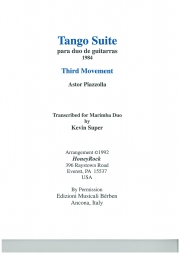 タンゴ組曲・第3楽章（アストル・ピアソラ） (マリンバニ重奏)【Tango Suite - Movt. III】