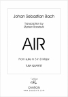 Bach - Air (tuba quartet)（ユーフォニアム＆テューバ四重奏)【Bach - Air (tuba quartet)】