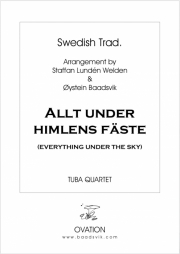 すべて天空のもとに（テューバ四重奏)【Allt Under Himlens Fäste (tuba quartet)】