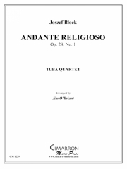 アンダンテ・レリジオーソ・Op. 28, No. 1（ユーフォニアム＆テューバ四重奏)【Andante Religioso Op. 28, No. 1】