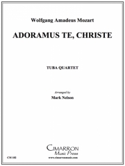 キリストよ、あなたを崇めます（ユーフォニアム＆テューバ四重奏)【Adoramus te, Christe】