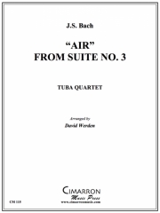 Ｇ線上のアリア「組曲第三番」より（ユーフォニアム＆テューバ四重奏)【Air from Suite No. 3】