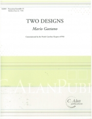 2つのデザイン(マリオ・ガエターノ)  (打楽器七重奏)【Two Designs】