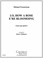 エサイの根より（ユーフォニアム＆テューバ四重奏)【Lo, How a Rose E'er Blooming】