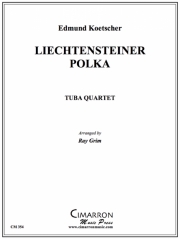 リヒテンシュタイン・ポルカ（ユーフォニアム＆テューバ四重奏)【Liechtensteiner Polka】