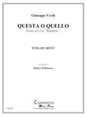 Questa o Quella（ユーフォニアム＆テューバ四重奏)【Questa o Quella】