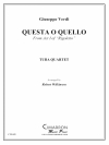 Questa o Quella（ユーフォニアム＆テューバ四重奏)【Questa o Quella】
