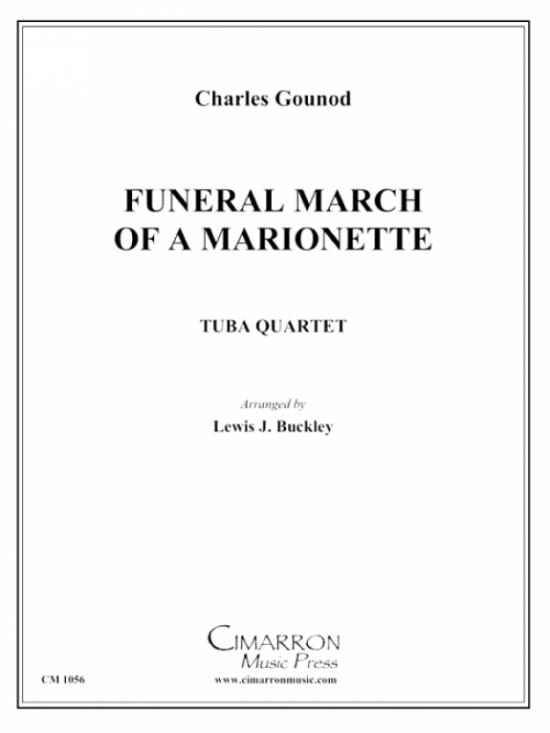 マリオネットの葬送行進曲 ユーフォニアム テューバ四重奏 Funeral March Of A Marionette 吹奏楽の楽譜販売はミュージックエイト
