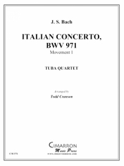 イタリア協奏曲・BWV 971, Mvt. 1（ユーフォニアム＆テューバ四重奏)【Italian Concerto - BWV 971, Mvt. 1】