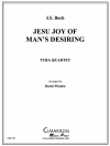 主よ、人の望みの喜びよ（ユーフォニアム＆テューバ四重奏)【Jesu, Joy of Man's Desiring】