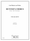 狩人の合唱（「魔弾の射手」より）（ユーフォニアム＆テューバ四重奏)【Hunter's Chorus from Der Freischutz】