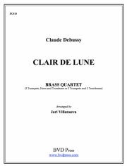 月の光（金管四重奏）【Clair de Lune】