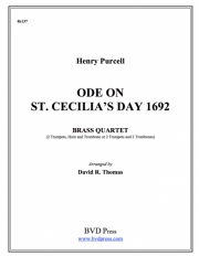 聖セシリアの日のための頌歌（金管四重奏）【Ode on St. Cecilia's Day】