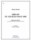 聖セシリアの日のための頌歌（金管四重奏）【Ode on St. Cecilia's Day】