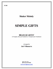 シンプル・ギフト（金管四重奏）【Simple Gifts】
