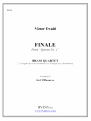 五重奏曲第1番よりフィナーレ（金管四重奏）【Finale from Quintet No. 1】