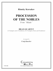 貴族たちの行進（金管四重奏）【Procession of the Nobles】