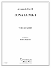 ソナタ・No. 1,Op. 3（ユーフォニアム＆テューバ四重奏)【Sonata No. 1, Op. 3】