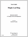 メープル・リーフ・ラグ （金管四重奏）【Maple Leaf Rag】