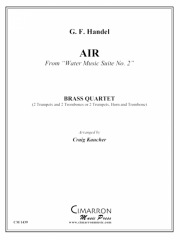 組曲『水上の音楽』より「アリア」 (ヘンデル)（金管四重奏）【Air from Water Music Suite No. 2】