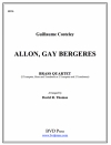 さあ行こう羊飼いさんたち（金管四重奏）【Allon, Gay Bergeres】