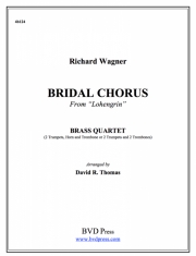 婚礼の合唱（金管四重奏）【Bridal Chorus】