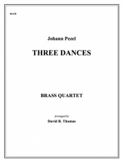 3つの舞曲（金管四重奏）【Three Dances】