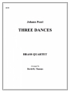 3つの舞曲（金管四重奏）【Three Dances】