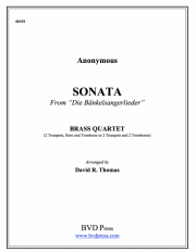 「吟遊詩人の歌」よりソナタ（金管四重奏）【Sonata from Die bankelsangerlieder】