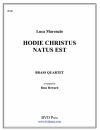 今日キリストがお生まれになった（金管四重奏）【Hodie Christus Natus Est】