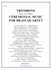 セレモニアル・ミュージック・フォー・ブラス・カルテット（トロンボーン／ホルン）（金管四重奏）【Ceremonial Music for Brass Quartet (trombone sub for horn)】
