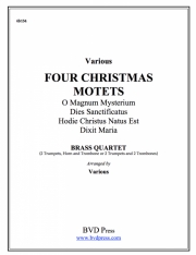 4つのクリスマス聖歌（金管四重奏）【Four Christmas Motets】