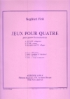 打楽器四重奏曲（ジークフリート・フィンク） (打楽器四重奏)【JEUX POUR QUATRE】