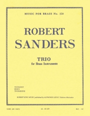 トリオ（ロバート・サンダース）（金管三重奏）【TRIO】