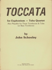 トッカータ（ユーフォニアム＆テューバ四重奏)【TOCCATA】