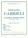 第1旋法による8声のカンツォーナ（ジョヴァンニ・ガブリエーリ）（金管八重奏）【Canzon Primi Toni】
