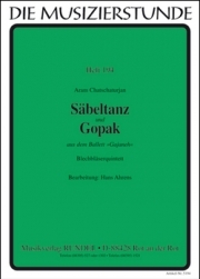 剣の舞＆ゴパック（ガイーヌより）（金管五重奏）【SABELTANZ UND GOPAK】