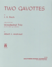 2つのガヴォット  (バッハ）(木管三重奏)【Two Gavottes】